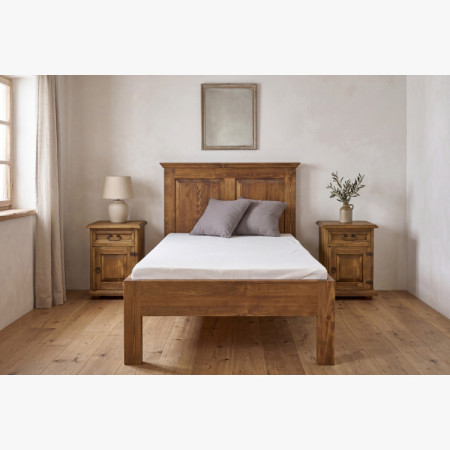 Einzelbett rustikal 90 x 200 cm