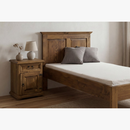 Einzelbett rustikal 90 x 200 cm