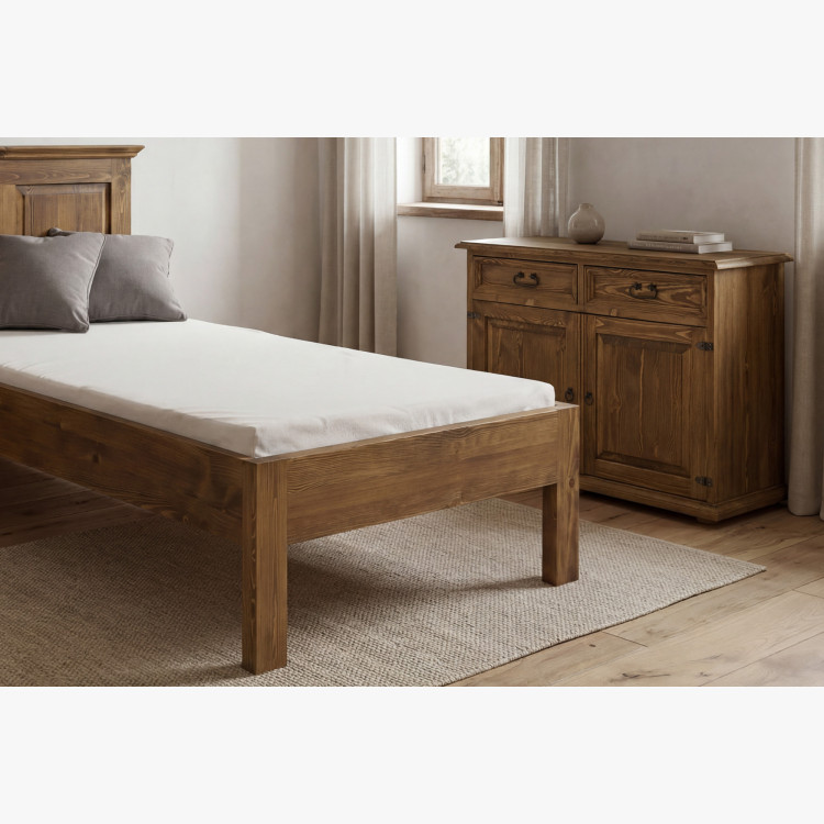 Einzelbett rustikal 90 x 200 cm