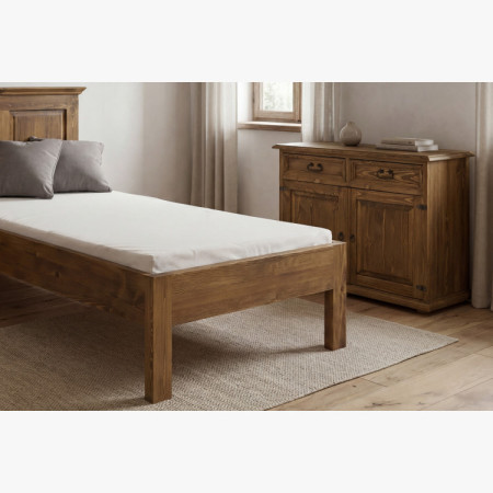 Einzelbett rustikal 90 x 200 cm