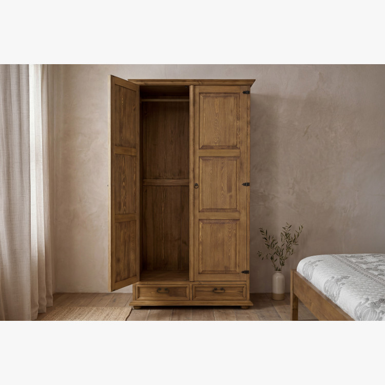 Rustikaler Kleiderschrank - Delena