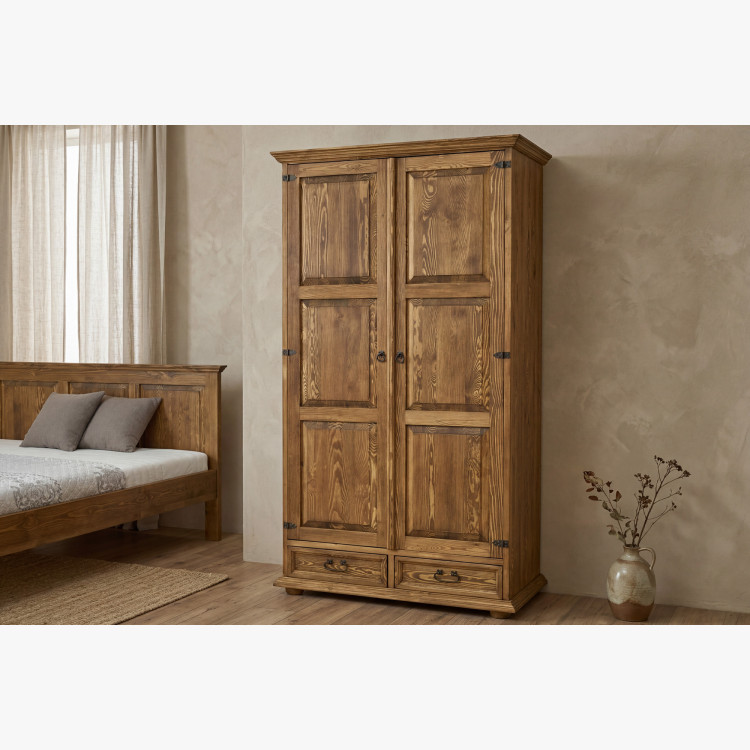 Rustikaler Kleiderschrank - Delena