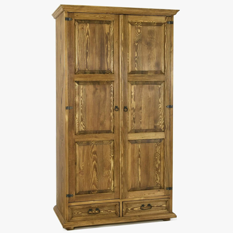 Rustikaler Kleiderschrank - Regal