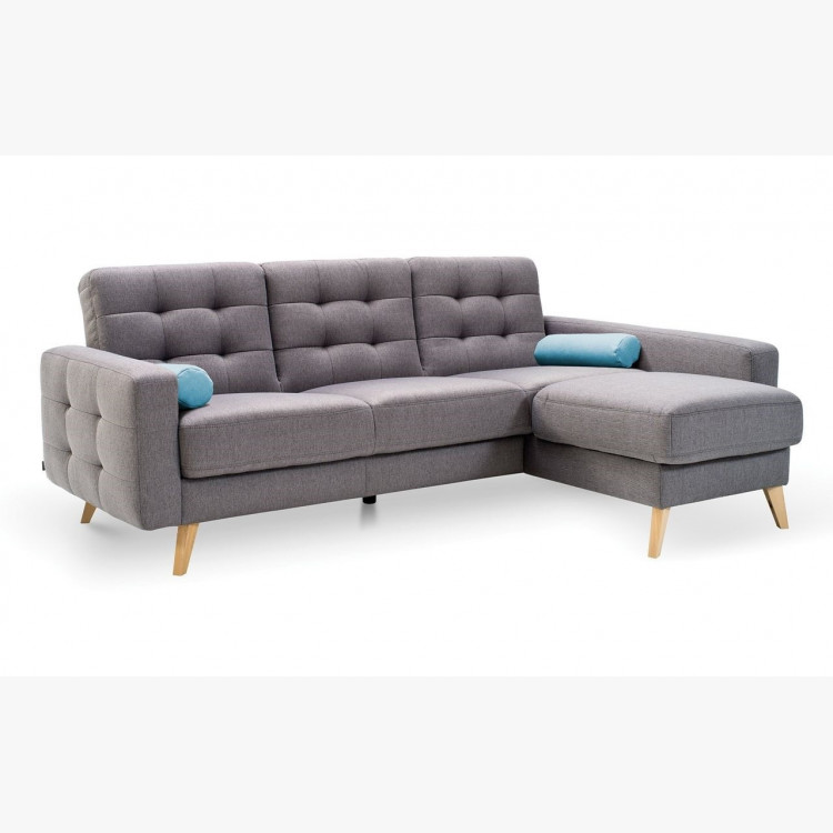 Malá rohová pohovka s funkciou spania a úložným priestorom, Nappa