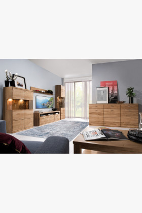 Dubová komoda Boston, typ 49 do spálne alebo obývačky , nábytok z masívu- 1 2