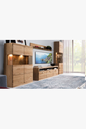 Televízna komoda dub, typ 25 Boston , nábytok z masívu- 1 2