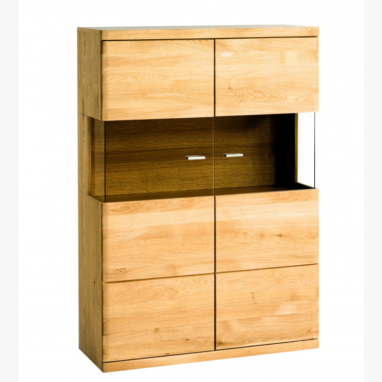 Televízna komoda dub, typ 21 Boston , nábytok z masívneho dreva- 9