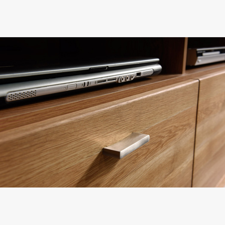 Vitrína z dubového dreva do obývačky, typ Boston 10 , nábytok z masívu- 6