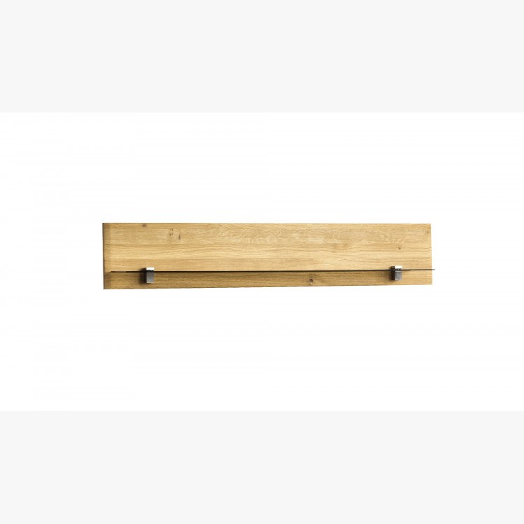 Dubová polica , so sklom, typ Boston 31 , nábytok z masívneho dreva - 3