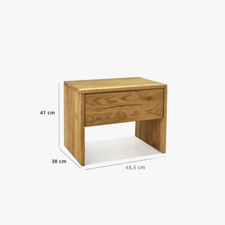 Dubový nočný stolík Matus
