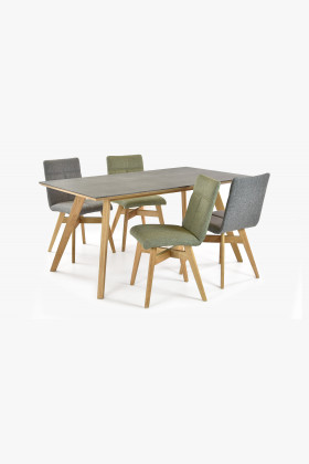 Jedálenská stolička v škandinávskom štýle, tmavosivá Arona , jedáleň- 1 2