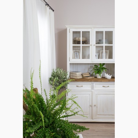 Sklenená vitrína v štýle Provence , nábytok Provence- 8