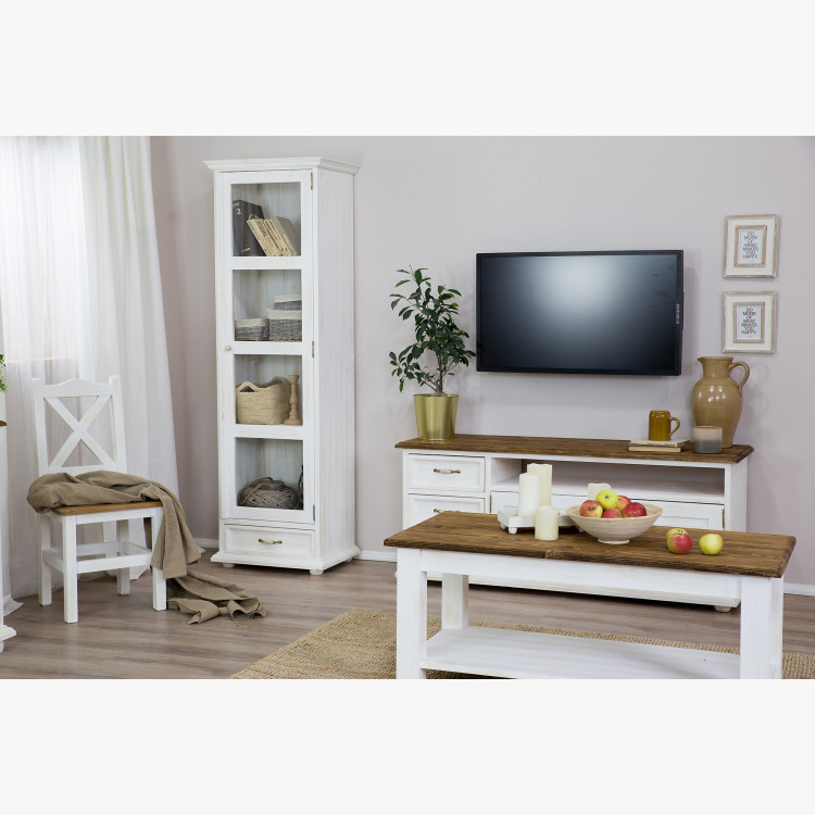 Jednodverová vitrína v štýle Provence. Vit 116 , nábytok Provence- 4