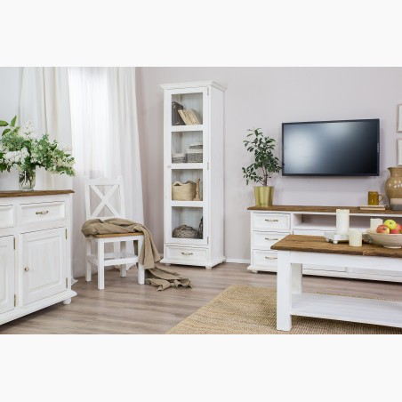 Jednodverová vitrína v štýle Provence. Vit 116 , nábytok Provence- 5