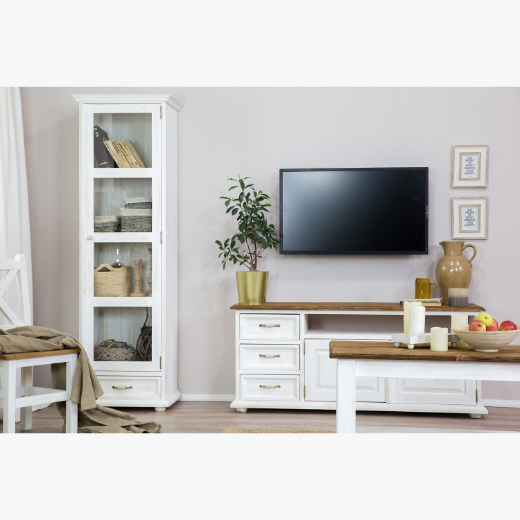 Jednodverová vitrína v štýle Provence. Vit 116 , nábytok Provence- 6