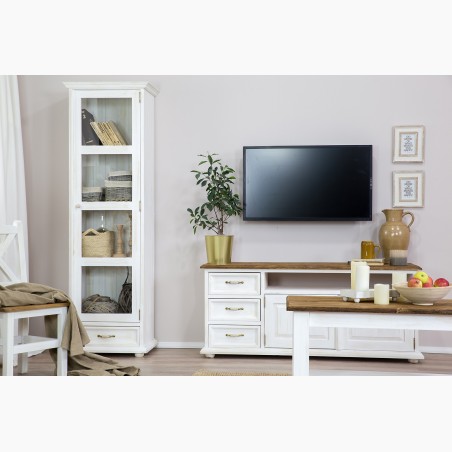 Jednodverová vitrína v štýle Provence. Vit 116 , nábytok Provence- 6