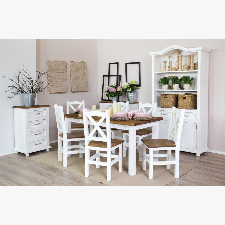 Jednodverová vitrína v štýle Provence. Vit 116 , nábytok Provence- 8