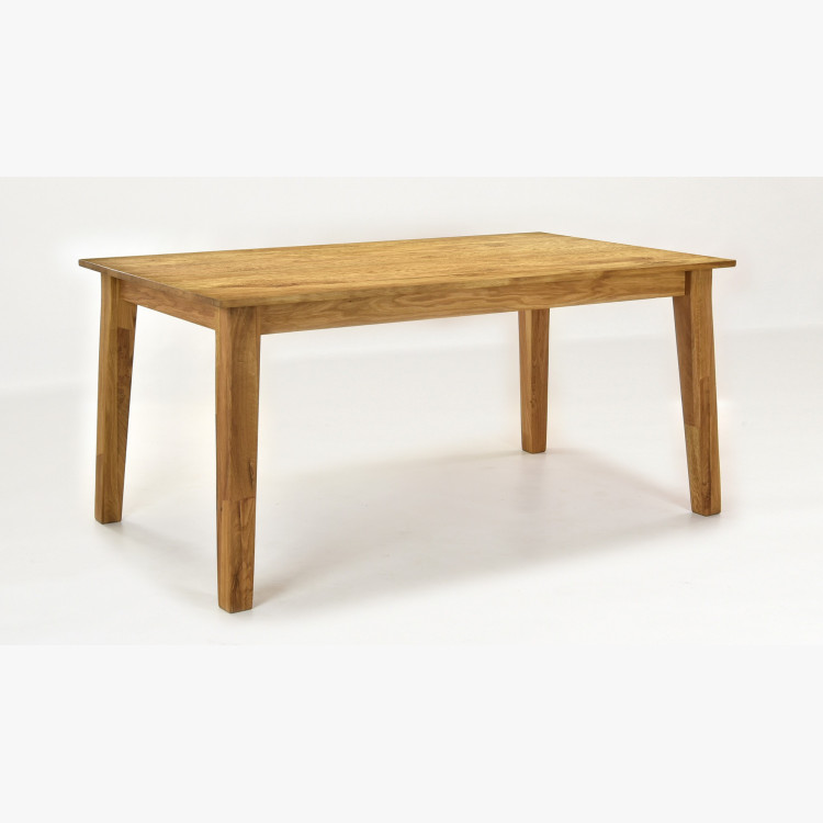 Jedálenský stôl z masívneho dubového dreva MIREK a stoličky arosa