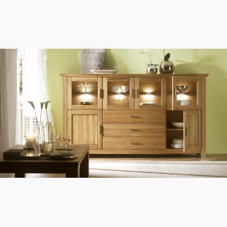 Veľká dubová komoda do obývačky, Alexandra 48 , Komody - 6