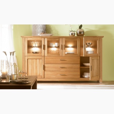 Veľká dubová komoda do obývačky, Alexandra 48 , Komody- 9