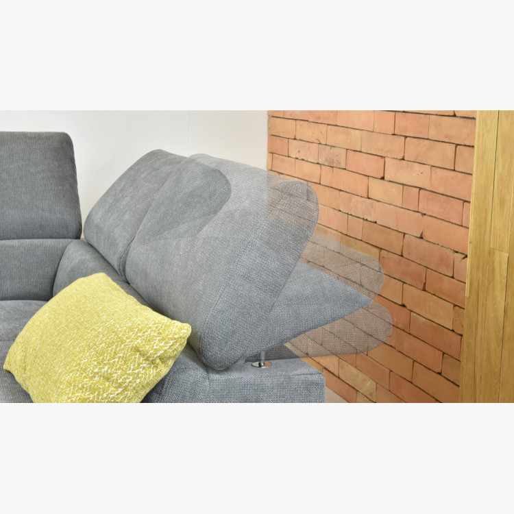 Rohová pohovka s rozkladacou pohovkou, látka Haiti roh vpravo , Rohové pohovky- 10