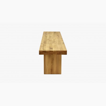 Jedálenská lavica z masívneho dreva - dub 200 cm, Seman