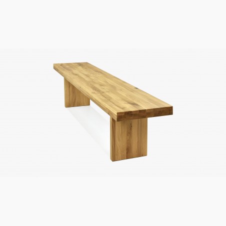 Jedálenská lavica z masívneho dreva - dub 200 cm, Seman