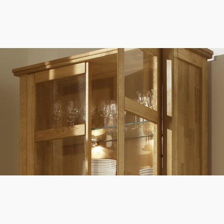 Luxusná dubová vitrína, Alexandra 12 , vitríny - 6