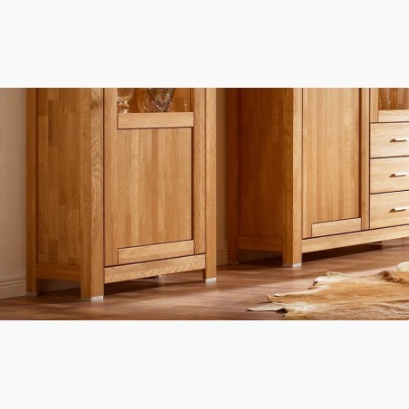 Jednodverová dubová vitrína, Alexandra 10 , Vitríny- 8