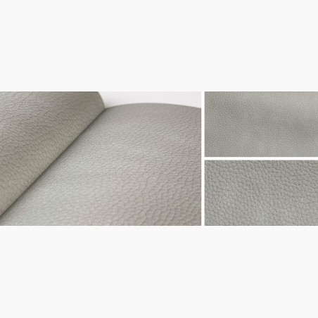 Stolička Lara - Arosa , Ecru imitácia kože sivá