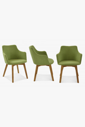 Stolička s podrúčkami - Bella, Lady green , Jedálenské stoličky- 1 2