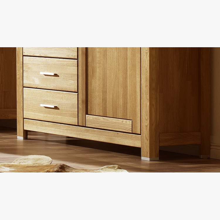 Dubová komoda so sklom, Alexandra 45 , komody - 10