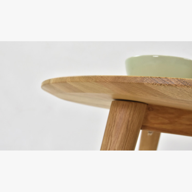 Okrúhly konferenčný stolík - dubový masív, Trondheinm