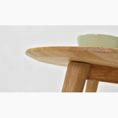 Okrúhly konferenčný stolík - dubový masív, Trondheinm