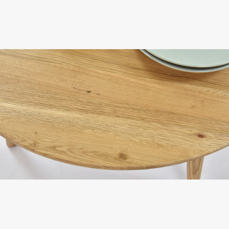 Okrúhly konferenčný stolík - dubový masív, Trondheinm