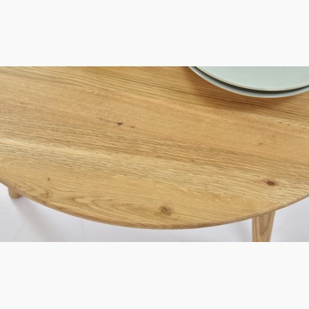 Okrúhly konferenčný stolík - dubový masív, Trondheinm