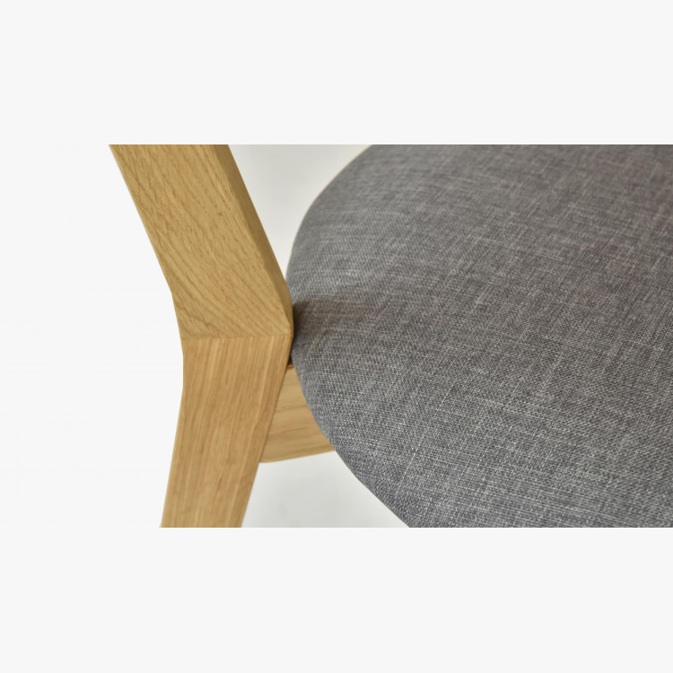 Retro jedálenská stolička svetlosivá, Helsinki