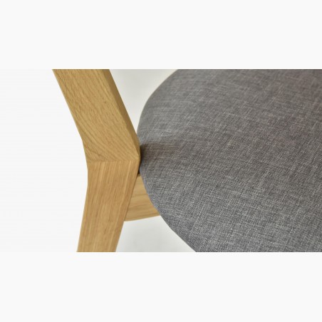 Retro jedálenská stolička svetlosivá, Helsinki