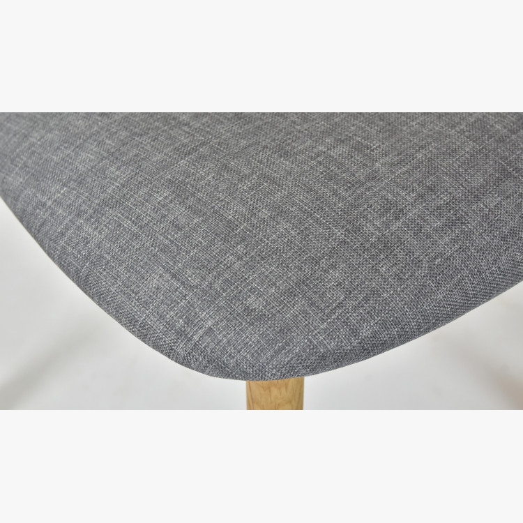 Retro jedálenská stolička svetlosivá, Helsinki