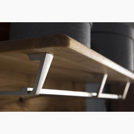 Masívna dubová lavica do predsiene, typ Texas 61