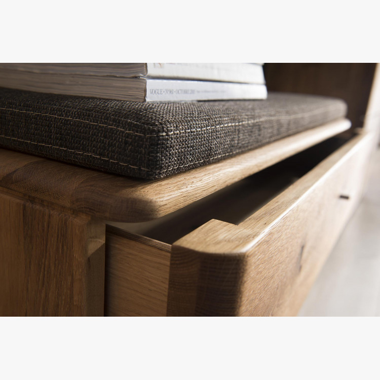 Masívna dubová lavica do predsiene, typ Texas 61