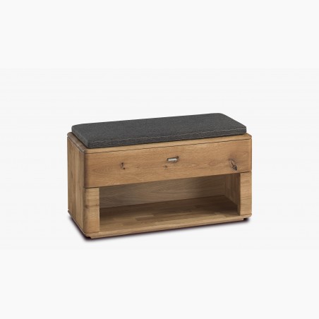 Skriňa na topánky do predsiene, dubový masív, typ Texas 60