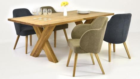Dubové židle a Dubový stůl