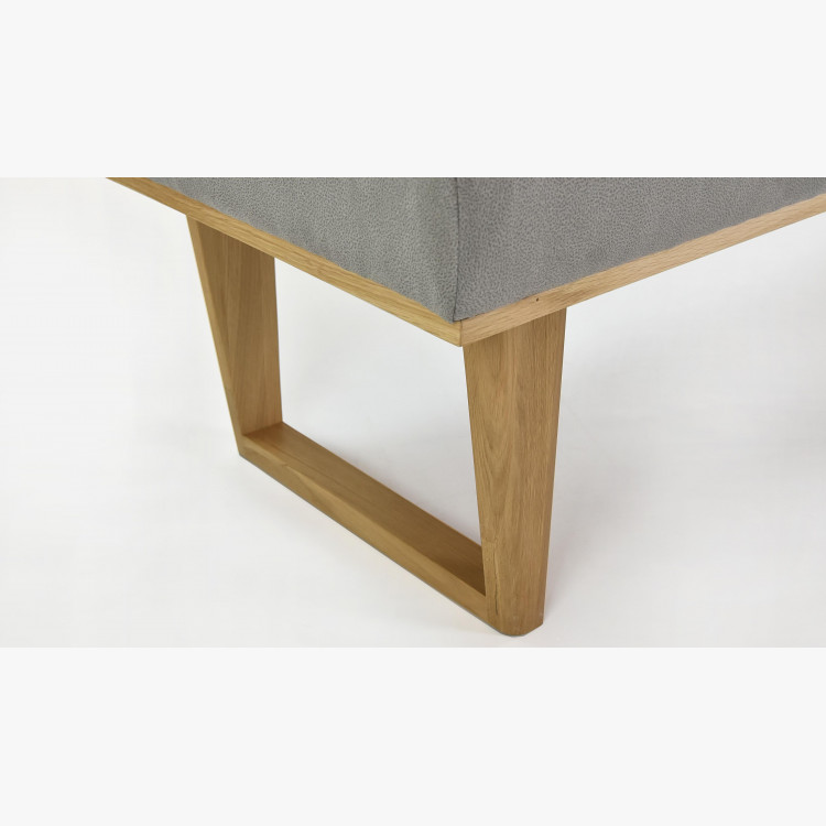 Moderná lavica sivá látka 150 cm, Colmar