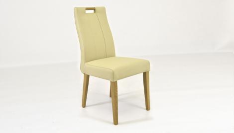 Dubová židle kožená, Jana kremova