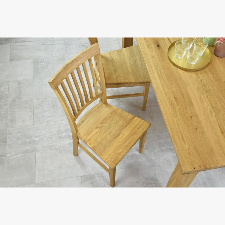 Stolička z masívneho dubového dreva, Rain