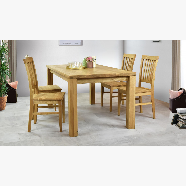 Stolička z masívneho dubového dreva, Rain