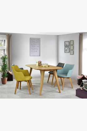 Kreslo s operadlom Bella - mentolové , jedálenská stolička- 1 2