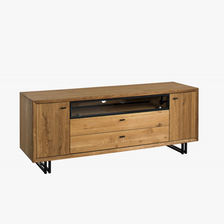 TV komoda na kovových nohách dub, Vilo 25