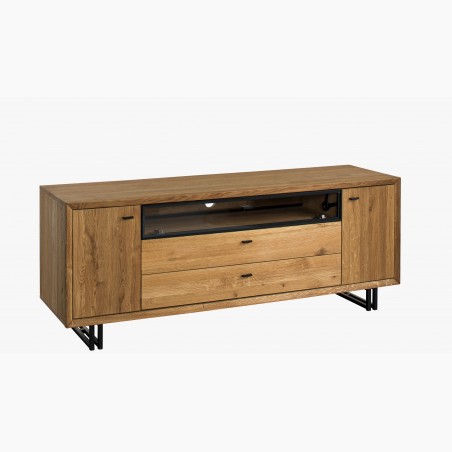 TV komoda na kovových nohách dub, Vilo 25